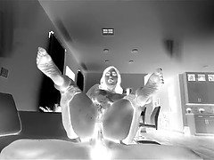 Grote mammen, Pijpbeurt, Europees, 1 man 2 vrouwen, Flashing, Likken, Trio, Tieten likken