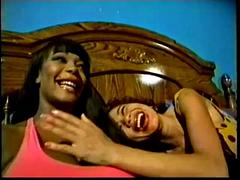 Dominique Simone  Veronica Brazil fucking with strap-on