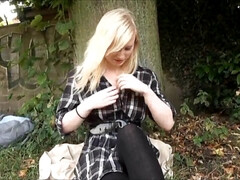 ブロンド, 露出狂, Hd, 公共, オマンコ, 一人, ティーン, オッパイの