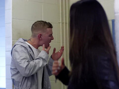 Cul, Gros cul, Noire, Bottes, Doigter, Cuir, Seins naturels, De plein air