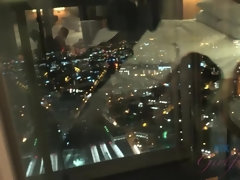 素人, デカパイ, 目瞪口呆, 彼女, 眼鏡, 下着, シャワー, オッパイの
