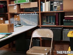 Busted Teen Thief Shane Blair Spreads Her Legs To Escape Punishment