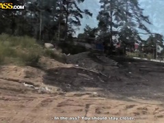 Anal, Faciale, Argent, De plein air, Piercing, Public, Rousse roux, Plan cul à trois