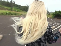 Strand, Blondine, Freundin, Küche, Pov, Öffentlich, Muschi, Rasiert