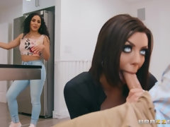 茶髪の, 巨乳な, イマラチオ, 彼女, ハードコア, 淫乱熟女, オマンコ, オッパイの