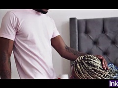 Ebony from Colombia super big ass fucks 2 gay best friends