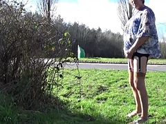 Любители, Трансвеститы, Дилдо, Белье, Мастурбация, На природе, Трансы, Игрушки