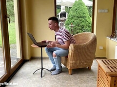 Grosser arsch, Grosse titten, Blondine, Blasen, Kehlenfick, Handjob, Milf, Pov