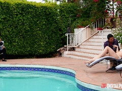 Vacation In Purgatory: Episode 1 - blonde slut Kimmy Granger seducing an older swinger guy