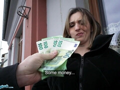 Tussi, Grosser schwanz, Grosse titten, Paar, Spermaladung, Hundestellung, Orgasmus, Pov