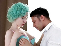 Teen Alice Klay Gets Surprised by Huge Cock - Rough Anal & Deep Throat Action