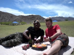 Leie, Schwul, Im freien