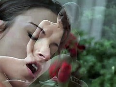 Natural petite beauty is anally drilled in the nature