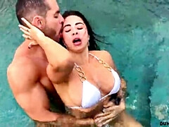 デカチン, デカパイ, 巨大, キス, ラティーナ, 筋肉, タトゥー, オッパイの