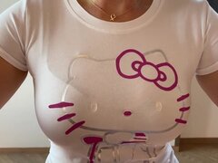 素人, デカパイ, 着衣女と全裸男, イく瞬間, フェムドム, 手コキする, マッサージ, 愛人