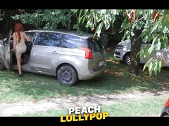 Coche, Atrapados, Engañando, Linda, Novia, Enorme, Al aire libre, Afeitado