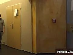 Blondine, Spermaladung, Hd, Lecken, Muschi, Rasiert, Strümpfe, Ehefrau