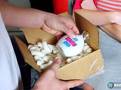 Chloe Doesn't Need Boob Grows Cream - Watch her get a hot facial in this xxx porn video