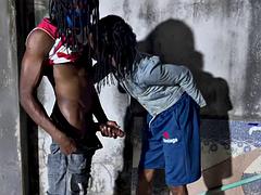 Enthousiasteling, Aziatisch, Grote lul, Zwart, Pijpbeurt, Zwart, Homo, Hardcore