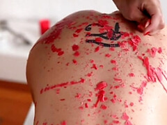 Anal, Gros seins, Brunette brune, Femme dominatrice, Fétiche, Lesbienne, Nénés, Jouets