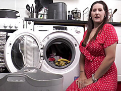 Bad, Blasen, Dildo, Hundestellung, Masturbation, Reif, Milf, Natürlichen titten