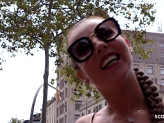 GERMAN SCOUT - MILF TALK TINY GIRL AGATHA TO FUCK AT MODEL CASTING JOB - Reality