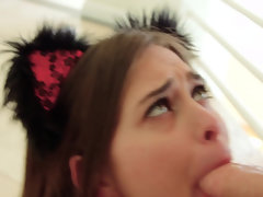 お尻, 美人, 衣服着たままセックス, バック, 顔射, 自然山雀, オマンコ, ストッキング