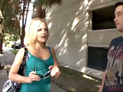 Tussi, Grosser schwanz, Blondine, Blasen, Hardcore, Pornostars, Ablutschen, Titten