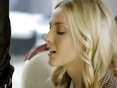 Blonde, Sucer une bite, Queue, Femelle, Monstre, Chevaucher, Adolescente, Nénés