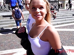 Blondine, Frau, Frau frau mann, Hardcore, Hd, Interrassisch, Pov, Russisch