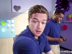 Joslyn James gets fucked from behind after giving head