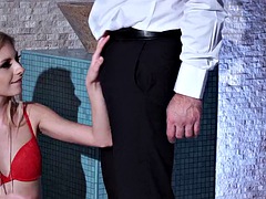 Lieveling, Blond, Bruinharig, Frans, Groepseks, Hardcore, Mager, Trio