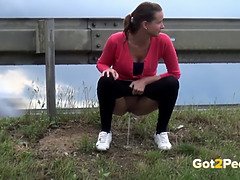 Compilation of kinky public voyeuristic peeing in HD