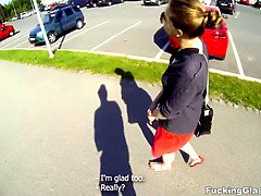 Mooi, Blond, Hondjeshouding, Buiten, Kut duiken, Rijden, Geschoren, Tiener