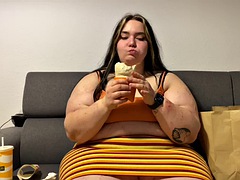 素人, 美女, ぽっちゃり, 茶髪の, ぽちゃ, 衣服着たままセックス, フェティッシュ, 一人