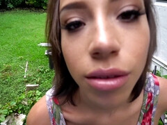 Arsch, Tussi, Hardcore, Im freien, Pov, Öffentlich, Muschi, Titten