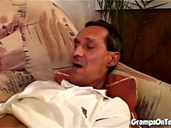 18 años, Rubia, Corridas, Abuelo, Hd, Pequeña, Adolescente, Trio