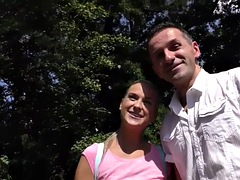 Enthousiasteling, Blond, Pijpbeurt, Man die toekijkt, Tsjechisch, Realiteit, Tiener, Tieten likken