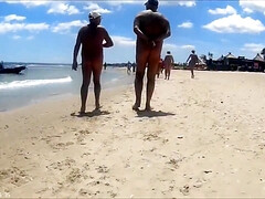 ビーチ, 美人, 巨乳な, 天然, 乳首, オーガズム, アウトドア, 公共