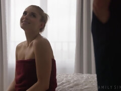 Rubia, Hija, Sexo duro, Lamidas, Castigada, Coño, Afeitado, Tetas