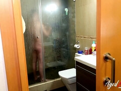 Cuarto de baño, Tetas grandes, Gordita, Gorda, Abuelita, Hd, Natural, Tetas