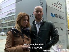 Leie, Paar, Tschechisch, Hd, Geld, Öffentlich, Schreiend, Netzkamera