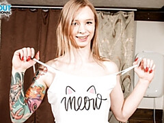 Blonde, Mignonne, Gode, Hd, Masturbation, Transsexuelle, Solo, Jouets