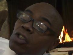 Noire, Sucer une bite, Gorge profonde, Queue, Hard, Interracial, Seins naturels, Chatte