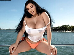 Gorda, Culo grande, Tetas grandes, Gordita, Masturbación, Al aire libre, Solo, Estriptis