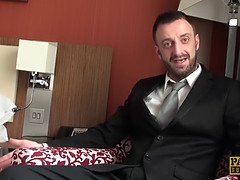ぽっちゃり, デカ尻, デカパイ, イギリス人, ぽちゃ, イマラチオ, チン, ユニフォーム