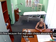 Leie, Blasen, Arzt, Hundestellung, Fingern, Handjob, Büro, Uniform