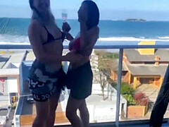 彼女, 自家製, キス, ラティーナ, レズビアン, オマンコ, ヤリマン, 妻