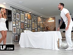 Sexy Milf With Big Natural Tits Jasmine Daze Gets Special Oil Massage With Happy Ending