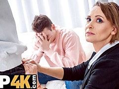 フェラチオ, お婆さん, 毛深い, 熟年, お金, オマンコ, ストッキング, 教師